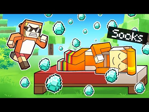 minecraft manhunt but BEDS ARE OVERPOWERED (custom)