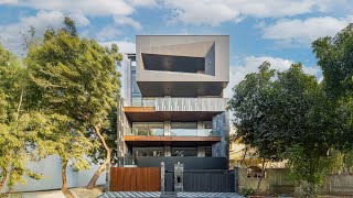 Modern Residential Facade | Earthy Tones with MetaCasette and Metaflutes