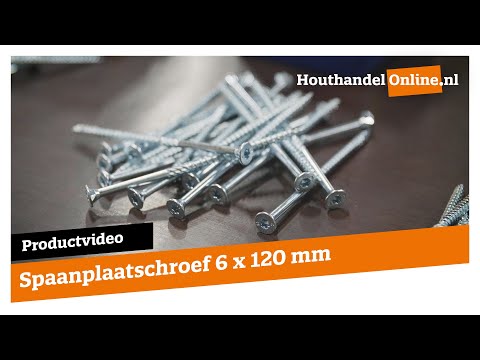 Universele houtschroef Woodpecker 6x120mm Torx video