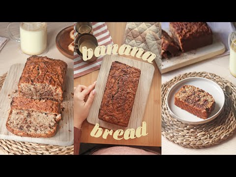 Flourless and sugar-free banana bread + golden milk | Mindful Baking, episode 3