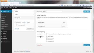 Lexon(wp theme) - Add Navigation