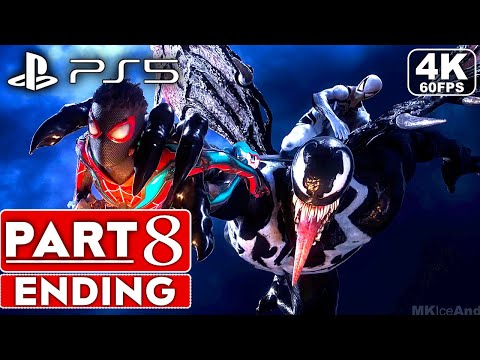 SPIDER-MAN 2 ENDING Gameplay Walkthrough Part 8 [4K 60FPS PS5] - No Commentary (FULL GAME)