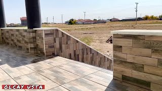 Seramikler balkonumuza farklı bir hava kattı