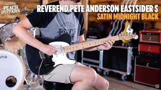 Video thumbnail for No Talking...Just Tones | Reverend Pete Anderson Eastsider S - Satin Midnight Black by Peach Guitars