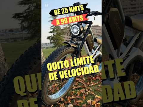 Part of a video titled Cómo QUITAR el LÍMITE de VELOCIDAD en tu BICI ...