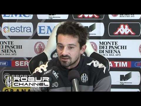 Pegolo in conferenza stampa