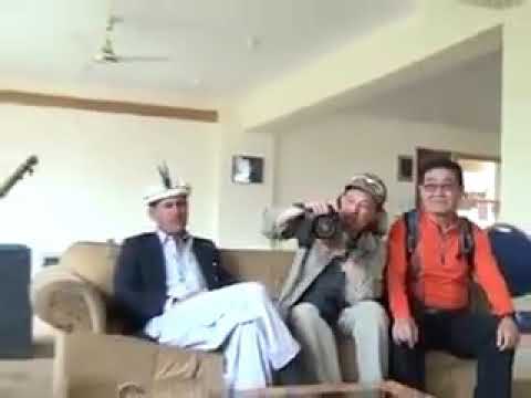 Sultan Murad signing in front of Chinese guest in chitral.. Khowar song