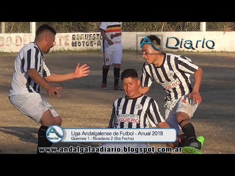 Güemes 1 - Rivadavia 2 (Anual 2018 - L.A.F.) - 6ta Fecha