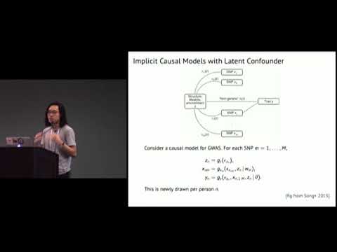 Implicit Causal Models for Genome-wide Association Studies - Dustin Tran