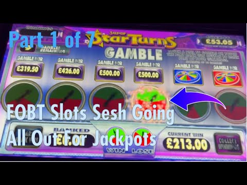£500 Slots Session Going All Out For Jackpots Pt 1/7: Burn em Up, Ultra Play Games & More