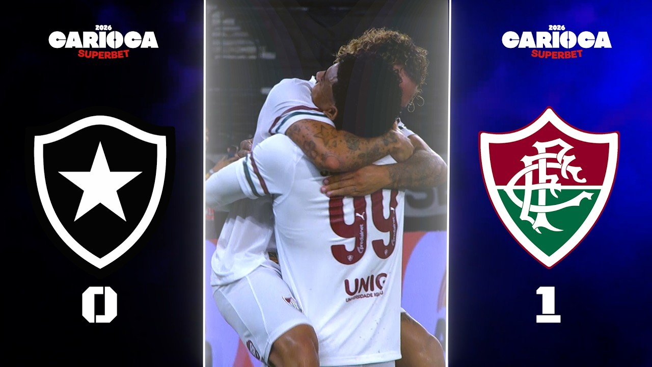 Botafogo vs Fluminense Highlights