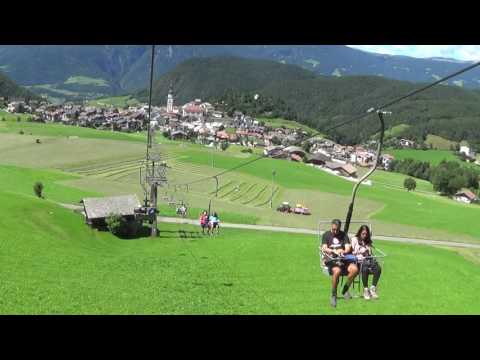 Discesa integrale seggiovia Doppelmayr "Marinzen" - Castelrotto / Kastelruth (BZ) / Sessellift