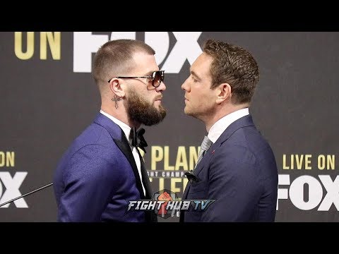 CALEB PLANT VS MIKE LEE - FACE TO FACE IN NEW YORK - FULL FACE OFF VIDEO