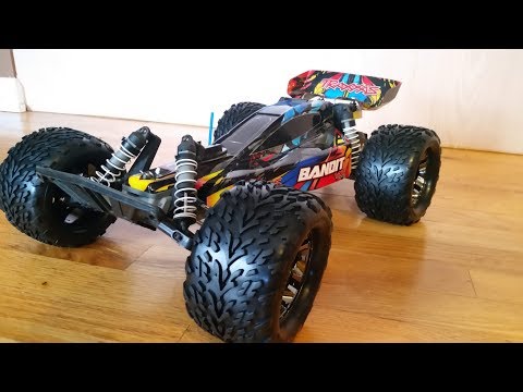 Traxxas Bandit Monster Mod, Bigger Wheels and Tires, Bigger Attitude 2.8 Stampede Tires Upgrade
