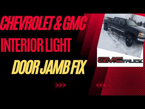 GM Door Jamb light switch easy fix