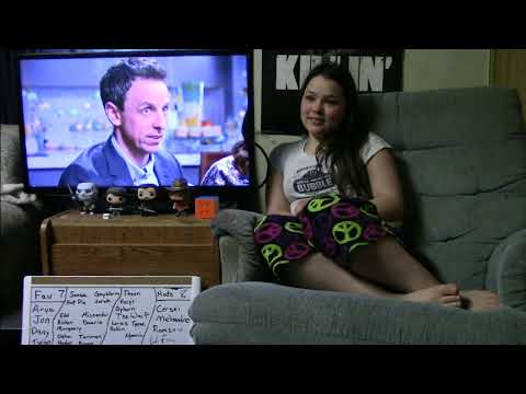 Anna watches "Seth Brings Melisandre to a Baby Shower"