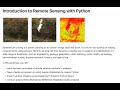 Introduction To Remote Sensing With Python