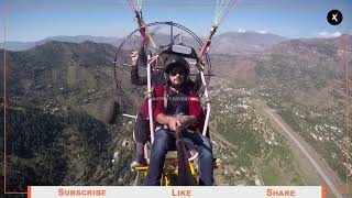 preview picture of video 'Paragliding (Motogliding) At Muzaffarabad Azad Kashmir | 2018 | Umer Aslam'