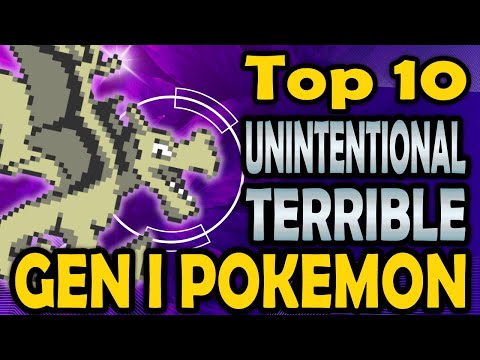 Top 10 Unintentionally Terrible Gen 1 Pokémon