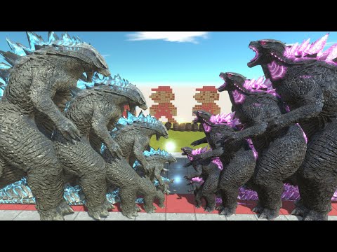 Legendary Godzilla War - Growing Legendary GODZILLA 2014 VS Growing GODZILLA 2014 New Empire - ARBS