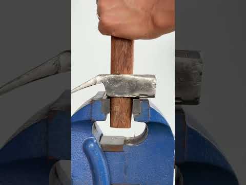 Making a Strong and Durable Hammer Handle for Safer and More Comfortable Use #hammer #shorts #simple