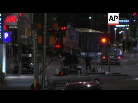 Vehicle moved from scene of deadly Sweden attack