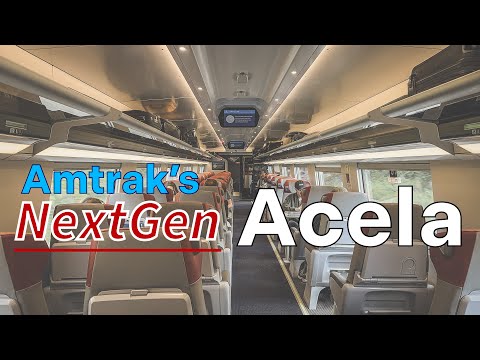 Amtrak NextGen Acela First Class and Business Class