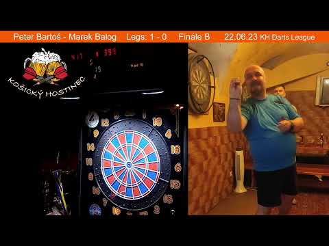 Peter Bartoš - Marek Balog 22.03.2023 (KH Darts League)