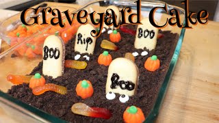Halloween Recipes: Spooky Graveyard Cake!