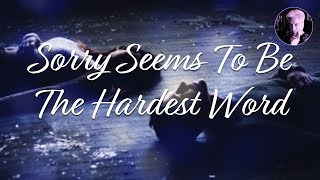 Sorry Seems To Be The Hardest Word | Diana Krall Karaoke
