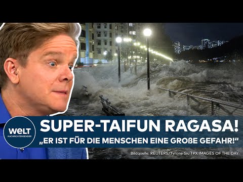 ASIEN: Super-Taifun Ragasa! Luftverkehr lahmgelegt - Tote, Vermisste und Zerstörung!