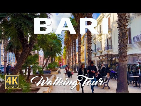 Bari, ITALY - 4K Ultra HD Walking Tour