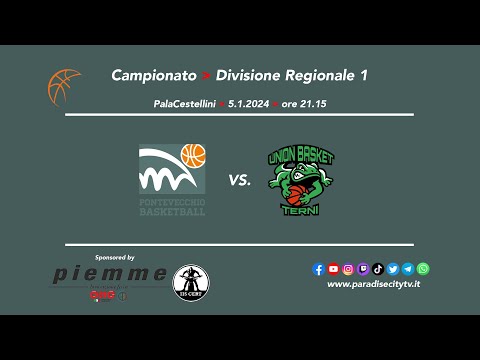 HIGHLIGHTS DIVISIONE REGIONALE 1 2023-2024 - PONTEVECCHIO BASKET vs. UNION BASKET TERNI