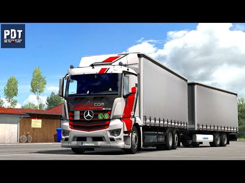✅[ETS2. V1.35]...PDT...D3S Mercedes Antos’1.2.0.123 r *Nice Mod*