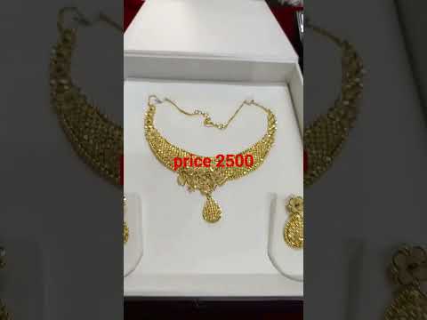 1gm gold plated necklace sat #gold #jewelry #❤️