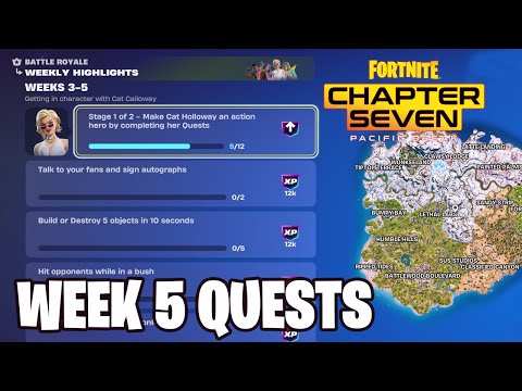 How to easily complete week five quests in Fortnite