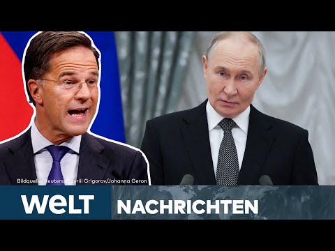 PUTINS KRIEG: Russland greife bereits offen die Nato an! Rutte fordert "Kriegsmentalität" | STREAM
