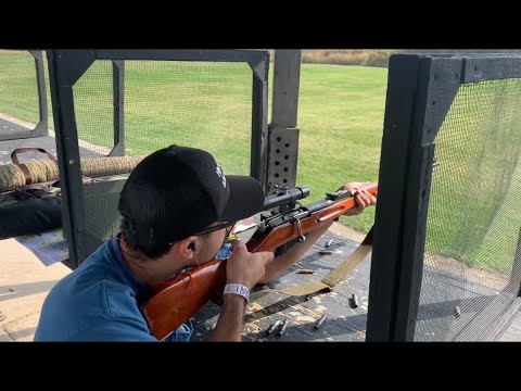 PU sniper mosin nagant at the range