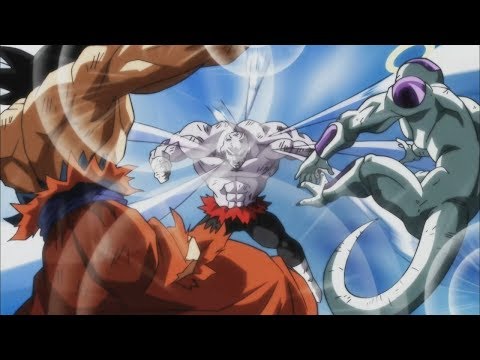 Jiren vs Goku, Frieza and Android 17 with Ed Edd n' Eddy sound effects