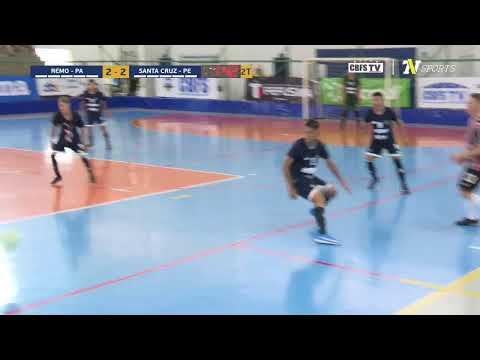 REMO (PA) x SANTA CRUZ (PE) - TAÇA BRASIL FUTSAL SUB 17 - DIA 3