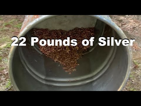 Melting 22lbs Cement Silver To Feed The Silver Cell