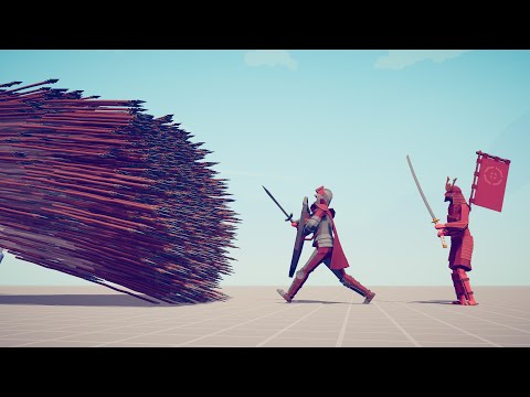 KNIGHT & SHOGUN vs EVERY GOD - Totally Accurate Battle Simulator TABS