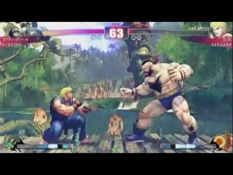 Hisaya (Ken) & No Name (C.Viper) vs Mother Boy (Zangief) & Babahera (Dhalsim) [Kumagai]