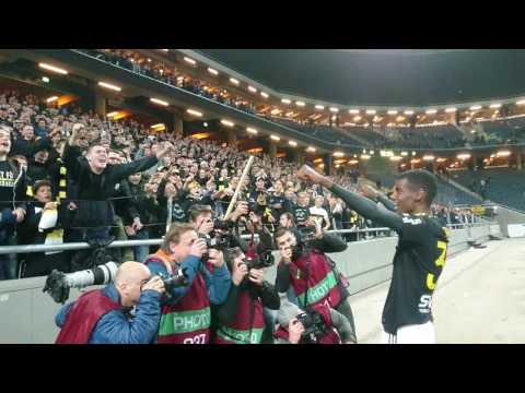 Alexander Isak drar igång klacken (AIK - Norrköping 6-0)