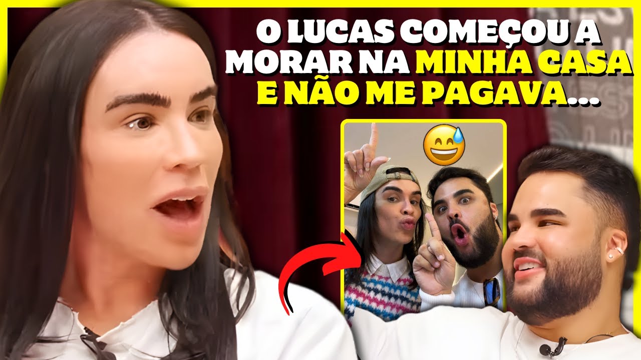 O CURIOSO DIA QUE LUCAS GUEDEZ E RAFA UCCMAN SE CONHECERAM😂😅 | PodcatsDelas Cortes