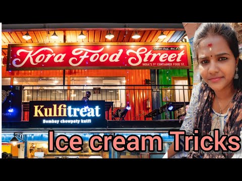 KORA FOOD STREET | கோரா | Ice cream tricks by Turkey Guy| DIVYABHARATHI'S WORLD