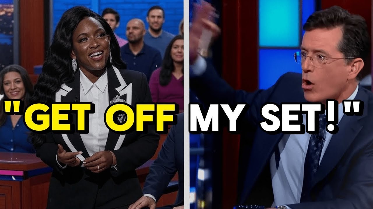 Jasmine Crockett Kicked Off Stephen Colbert's Show After Fiery Confrontation