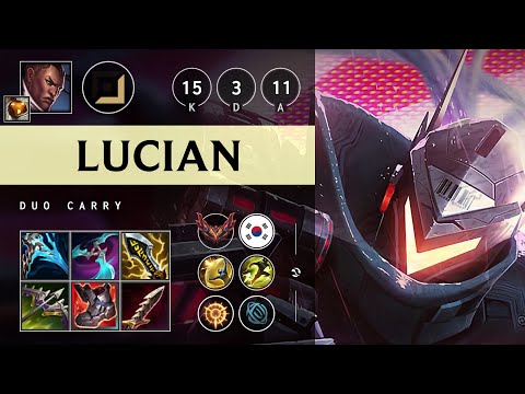 Lucian ADC vs Zeri - KR Grandmaster Patch 25.18