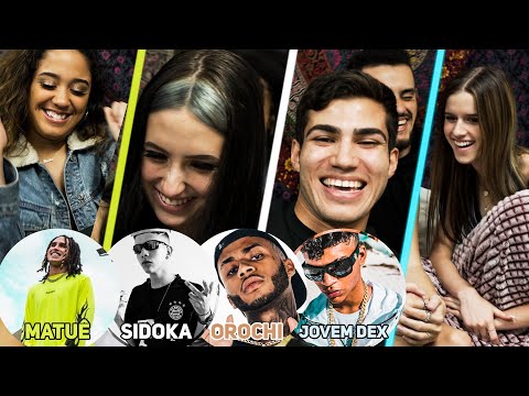 GRINGAS UNIVERSITÁRIAS REAGINDO AO TRAP BR( JOVEM DEX, SIDOKA, MATUE, OROCHI, RECAYD MOB)
