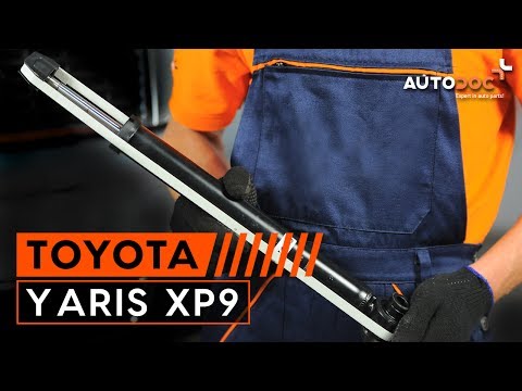 How to change rear shock absorbers TOYOTA YARIS XP9 TUTORIAL | AUTODOC